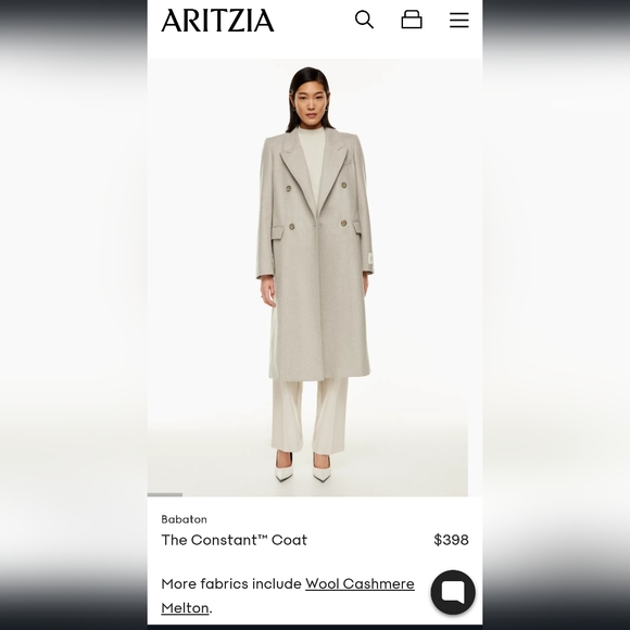 Aritzia The Constant Coat - Picture 7 of 7